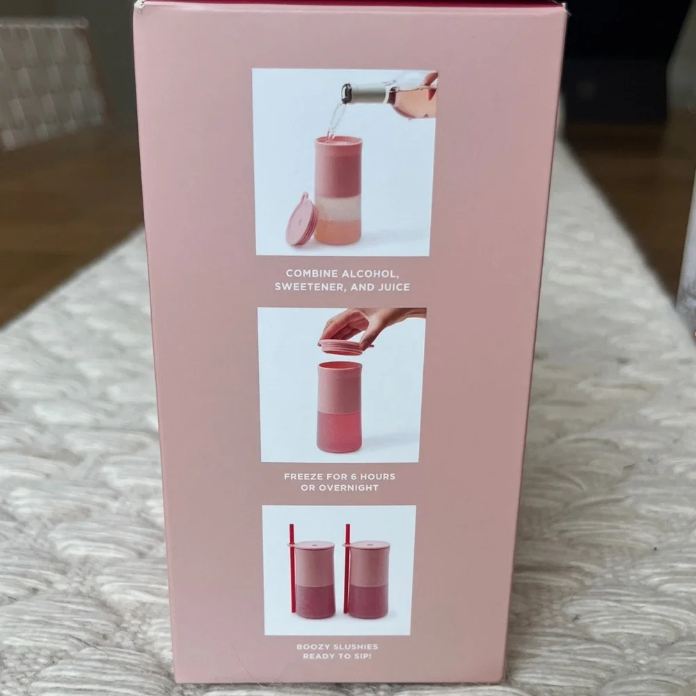 Rabbit Pink Frozen Cocktail Tumblers - Set of 2